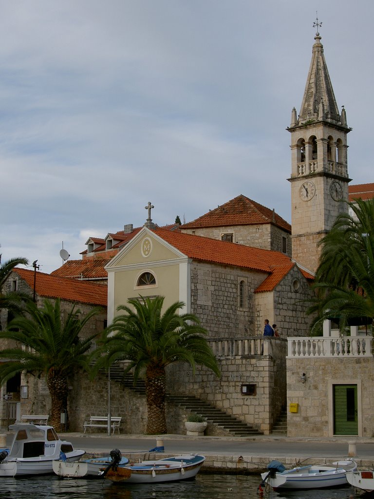 The church in Splitska by joolyjay