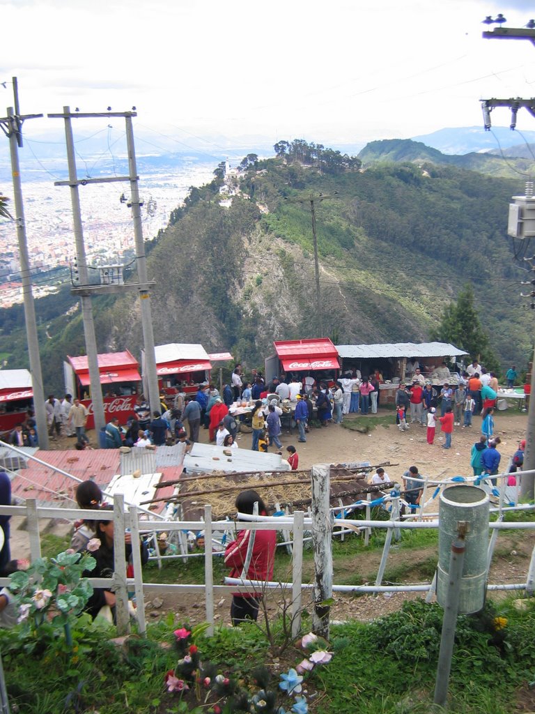 Monserrate seen from guadalupe by gzamudio