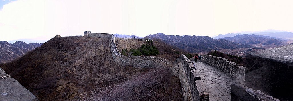 Panorama - Great Wall, Mutianyu by Frans Harren