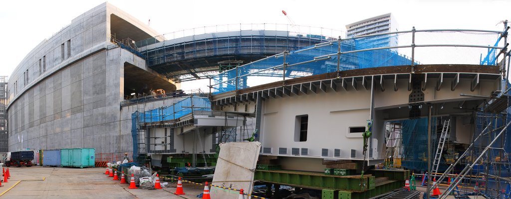 Ohashi Junction (under construction) by Sato Jun Ichi 2