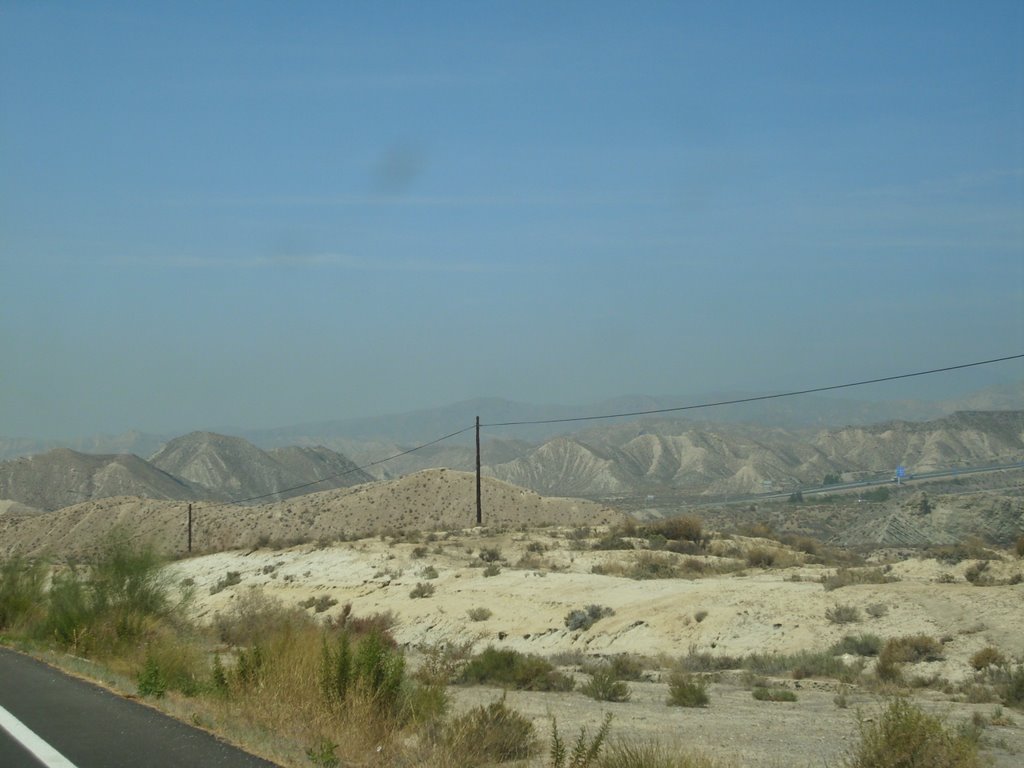 El Desierto de Tabernas desde la carretera I by NegroSmith