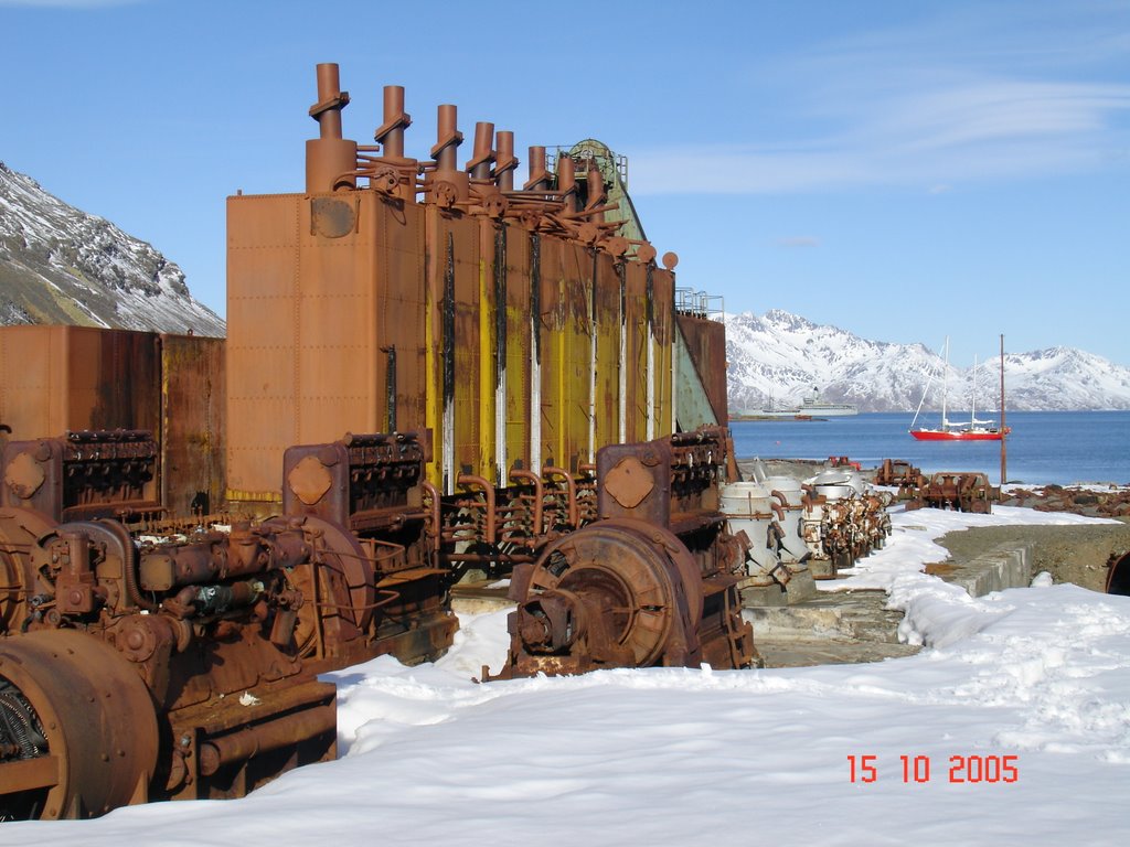 Old whaling station at Grytviken by SPJ58