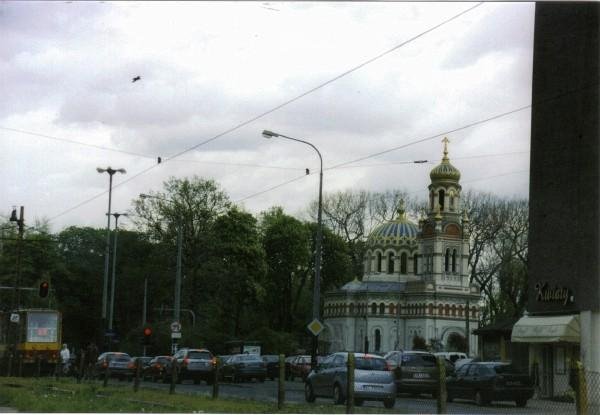 Synagogue in Lodz Poland by A Benayad