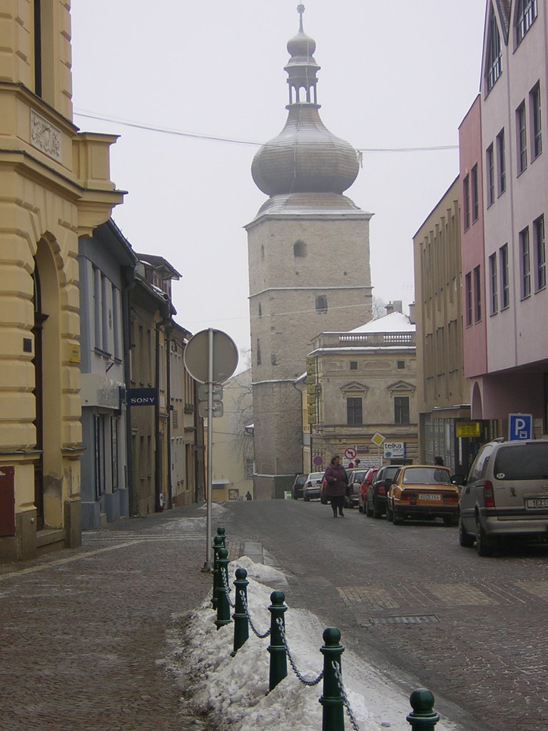 Old tower in Vysoké Mýto by f.picca