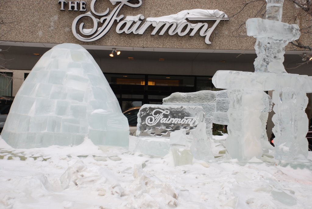 THE FAIRMONT HOTEL ICE SCULPTURE by ben policar