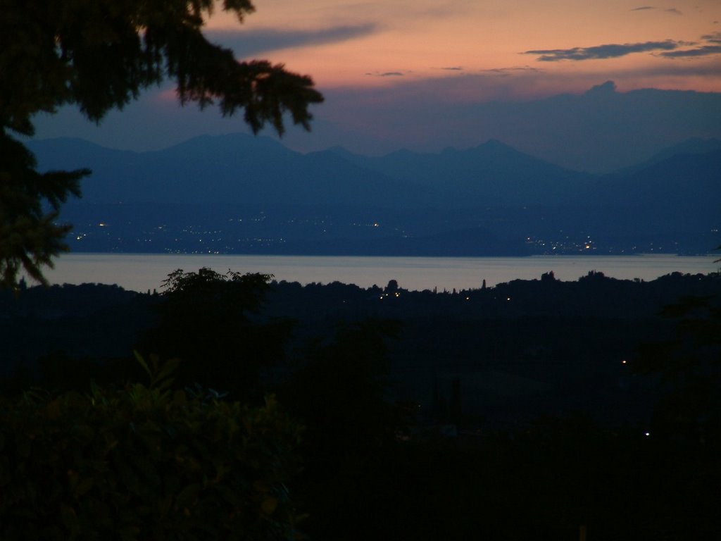 Tramonto sul Garda da Pastrengo by bevilacqua