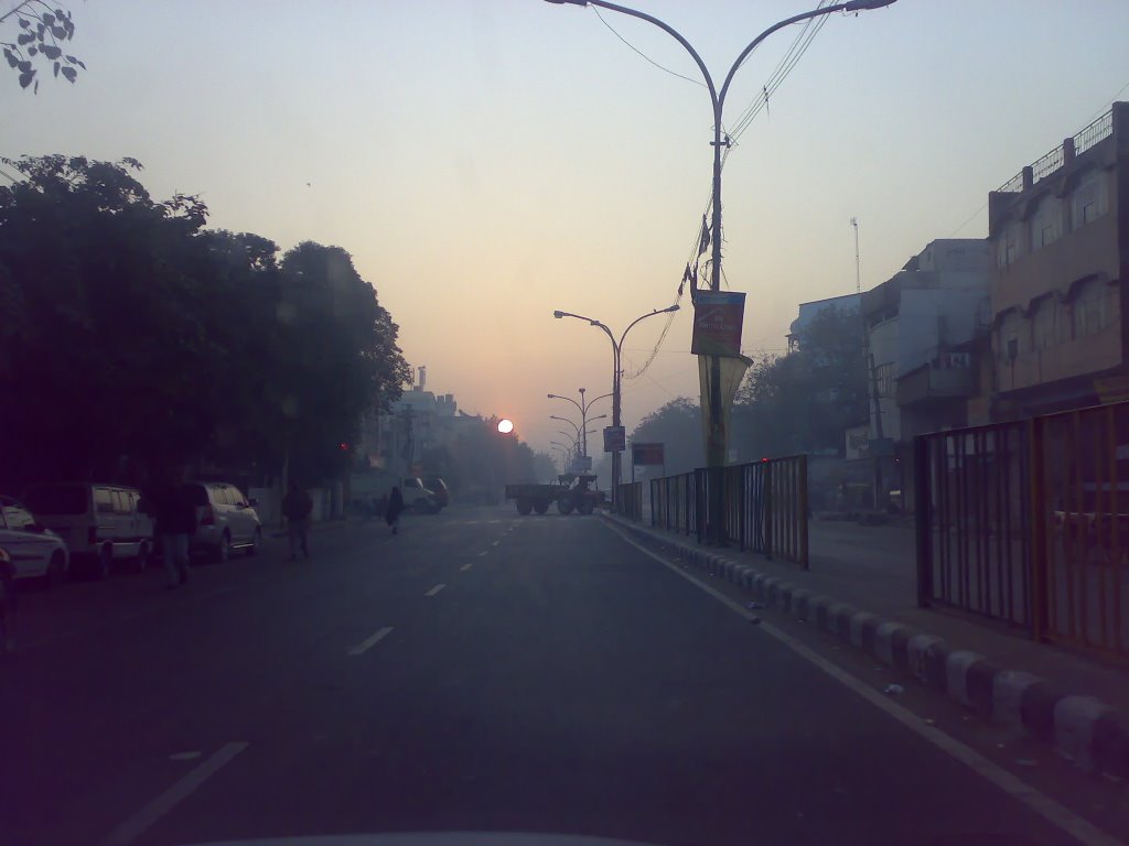 Sun Rise New Delhi Dev Nagar by Satnam Bansil