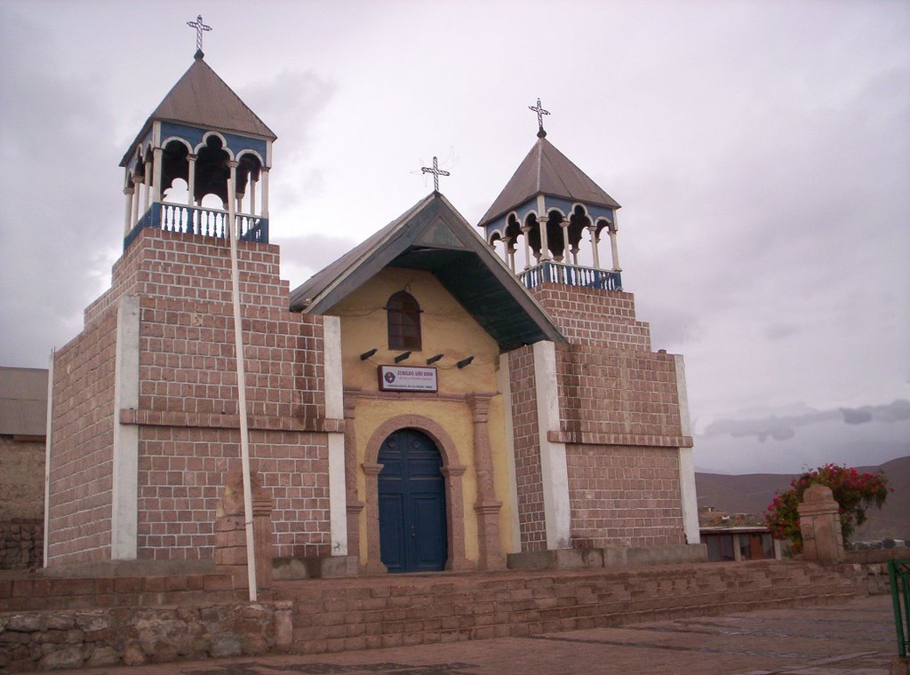 Mamiña church - chile by Ramon Soza Catalan