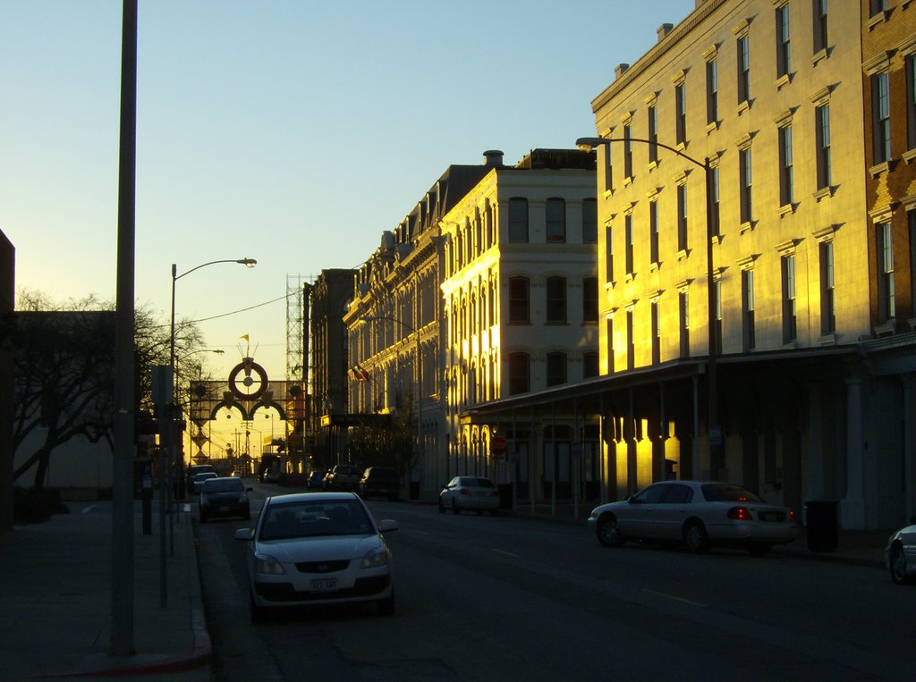 Sunset -- Looking West on Mechanic Street to the Tremont Hotel by Lost Cause