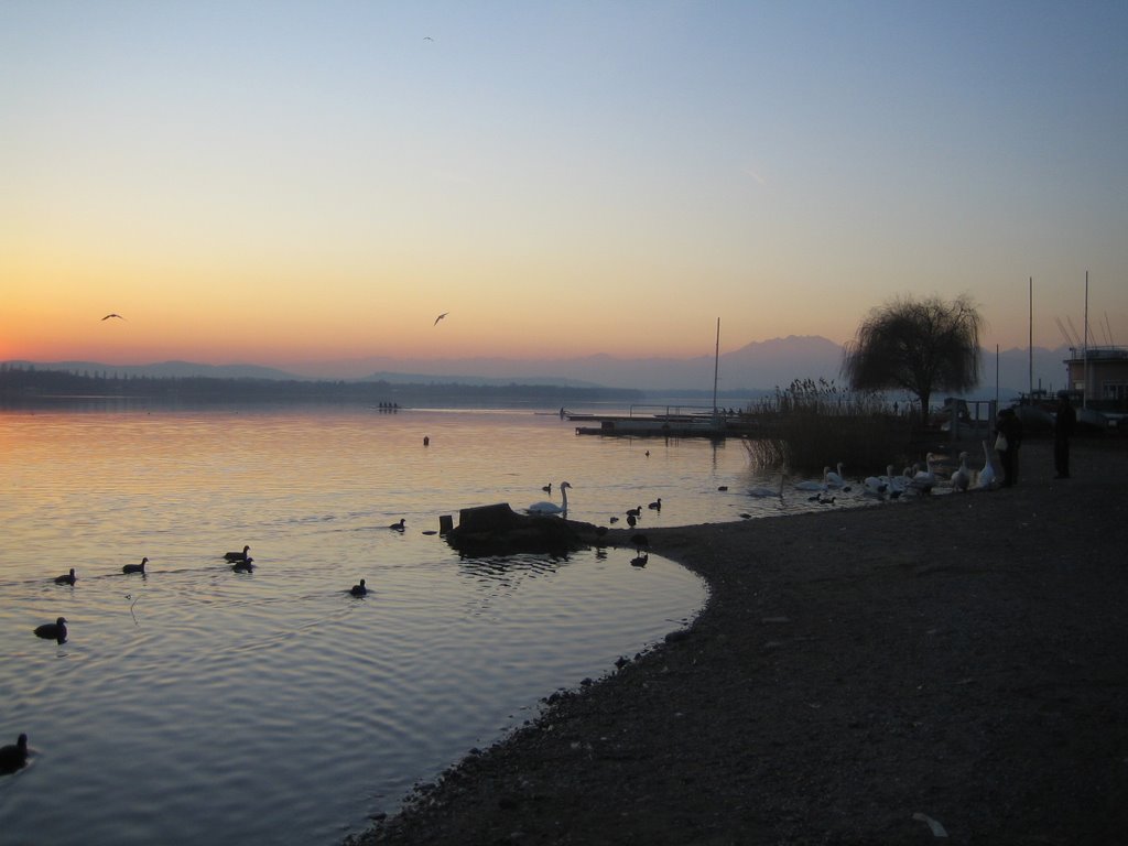 Tramonto sul Lago di Varese 29/01/2009 by Gabriele Bistoletti