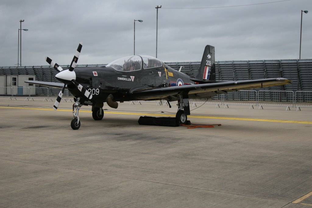 Shorts Tucano at RAF Waddington by top spotter