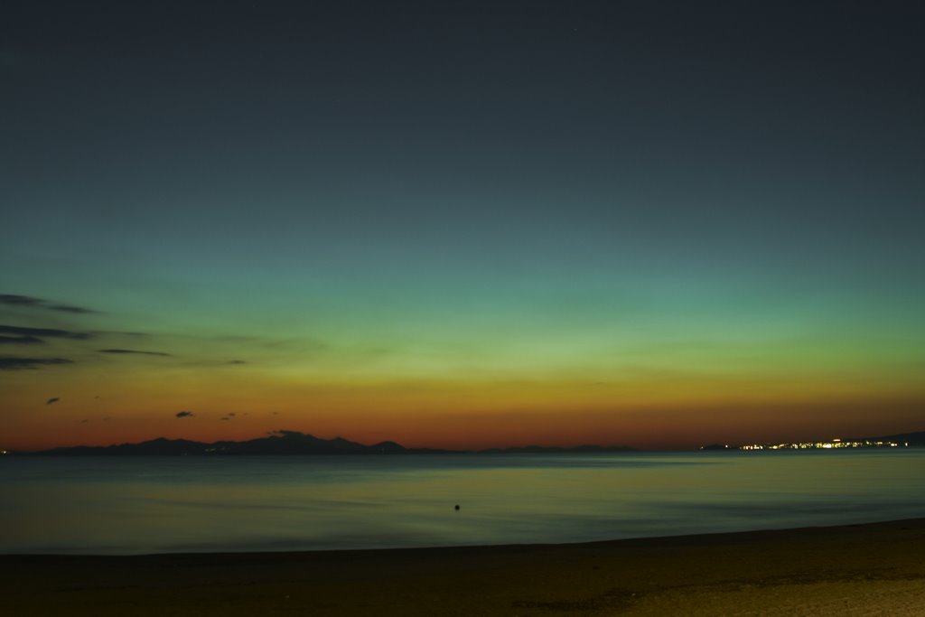 Last lights on Follonica by Francesco Babboni