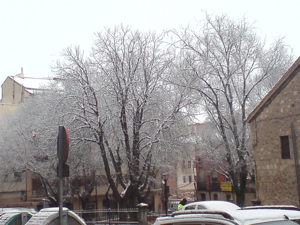 Nieve en el centro de segovia by noumimle