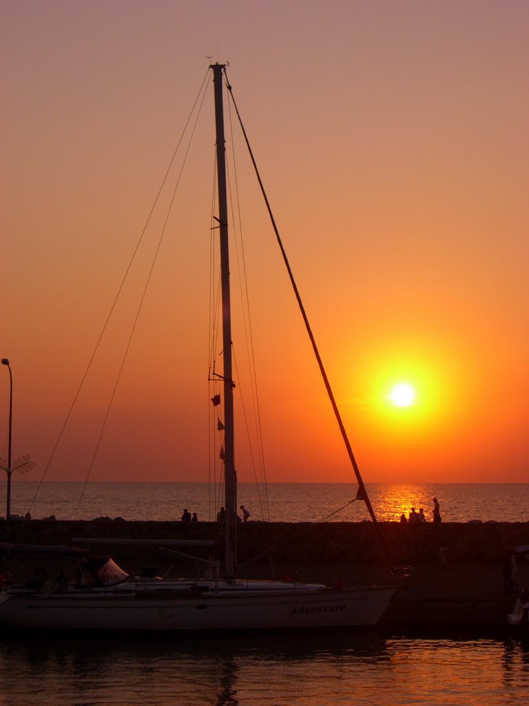 Esenköy Harbour Sunset by hamzars