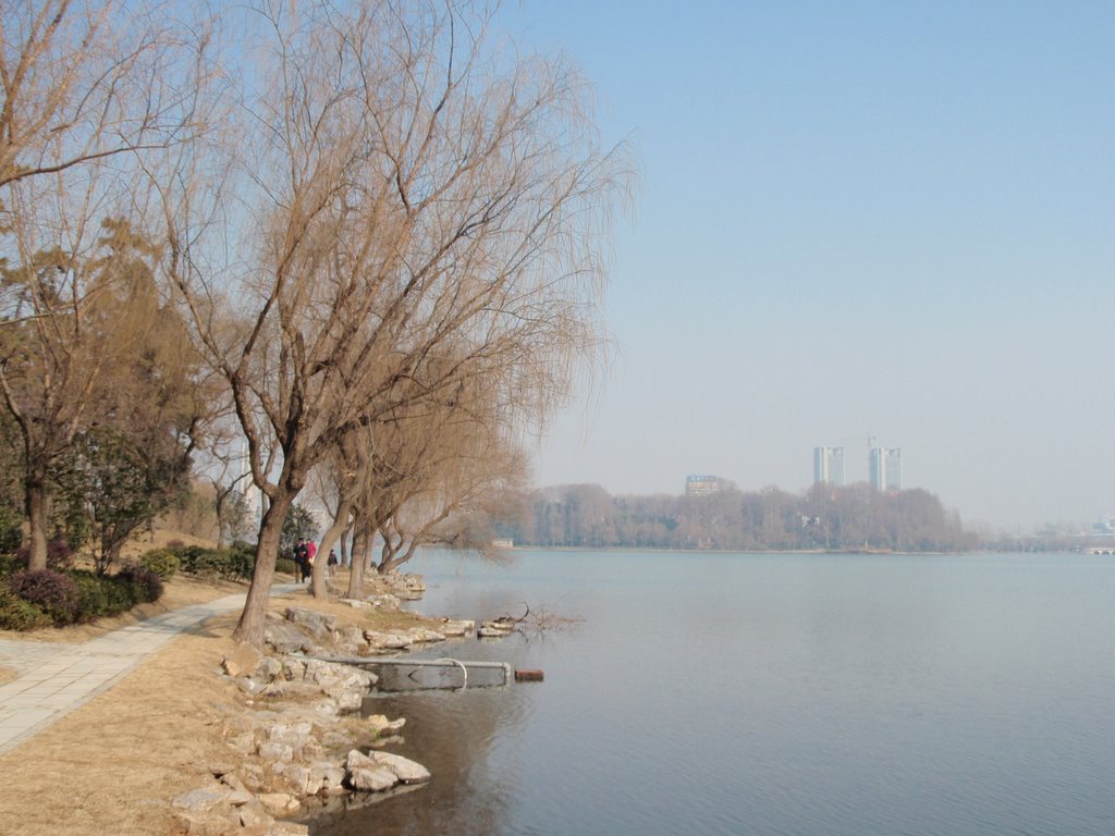 玄武湖风光---樱洲岛环岛小路 by 江上清风1961