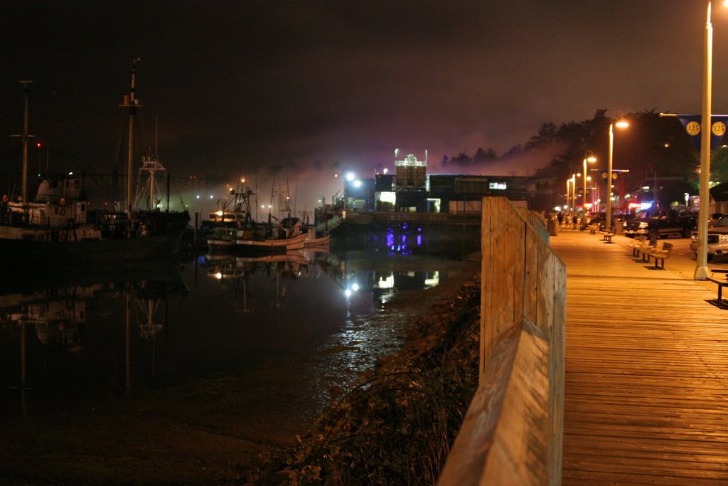 Bayfront and boardwalk. by Barb Olmstead