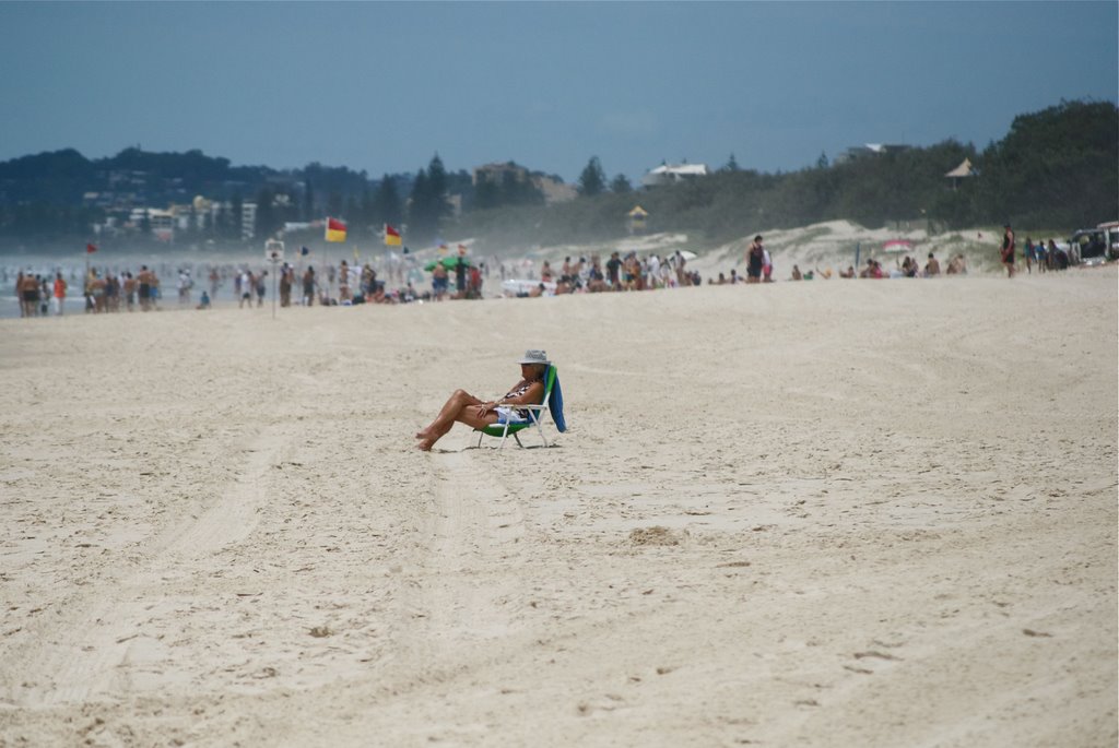 No friends to play with at Surfers Paradise by Geoff Penaluna