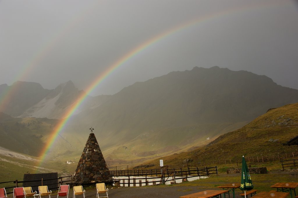 Regenbogen am Schneeberg by Schneeberg