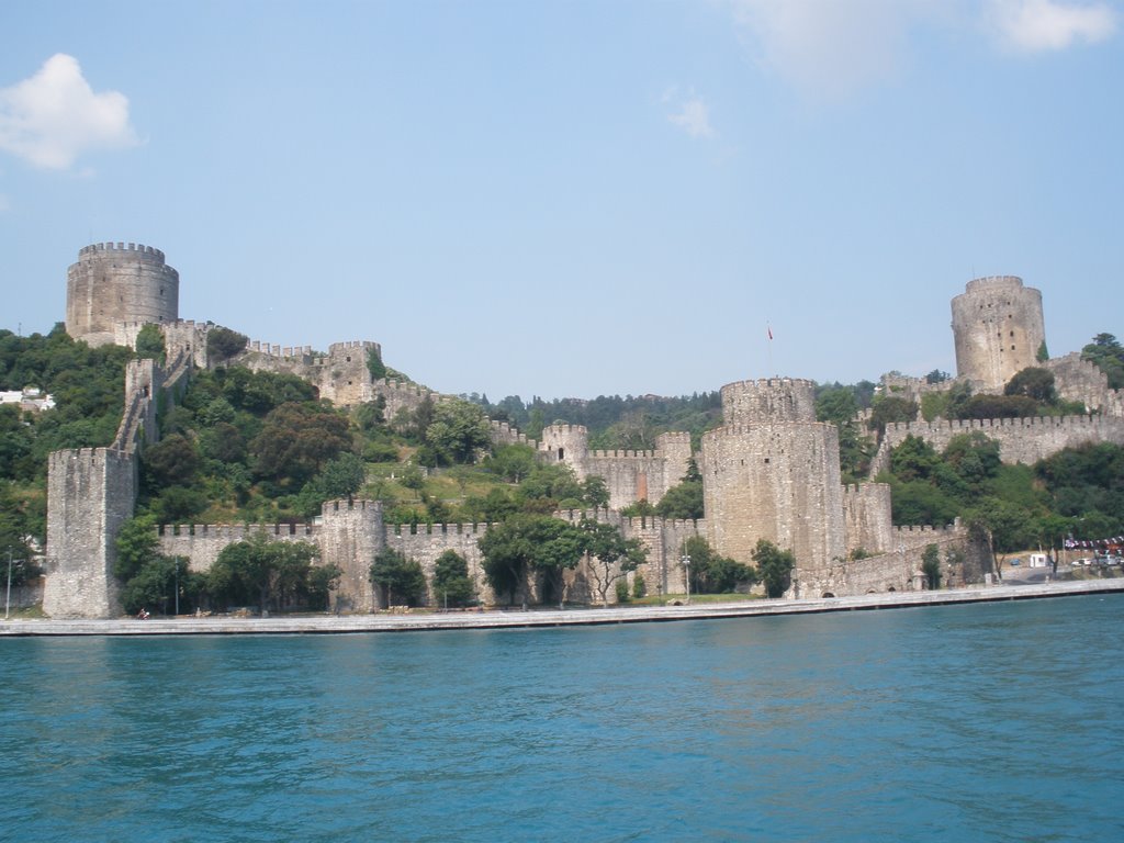 Fortress of Europe as seen from the Bosphorus ferry by jbird1277