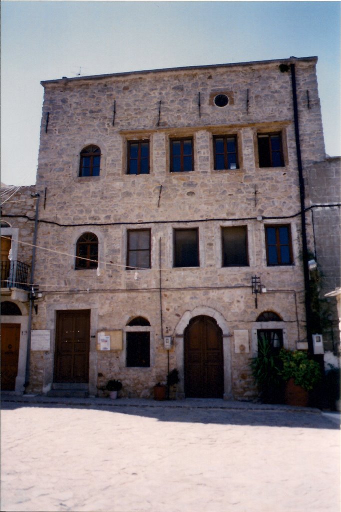 Olymboi_School for girls, established in 1908 & regularly financed (in the past) by natives living in Constantinople_Jul. '2003 by Socrates_P.