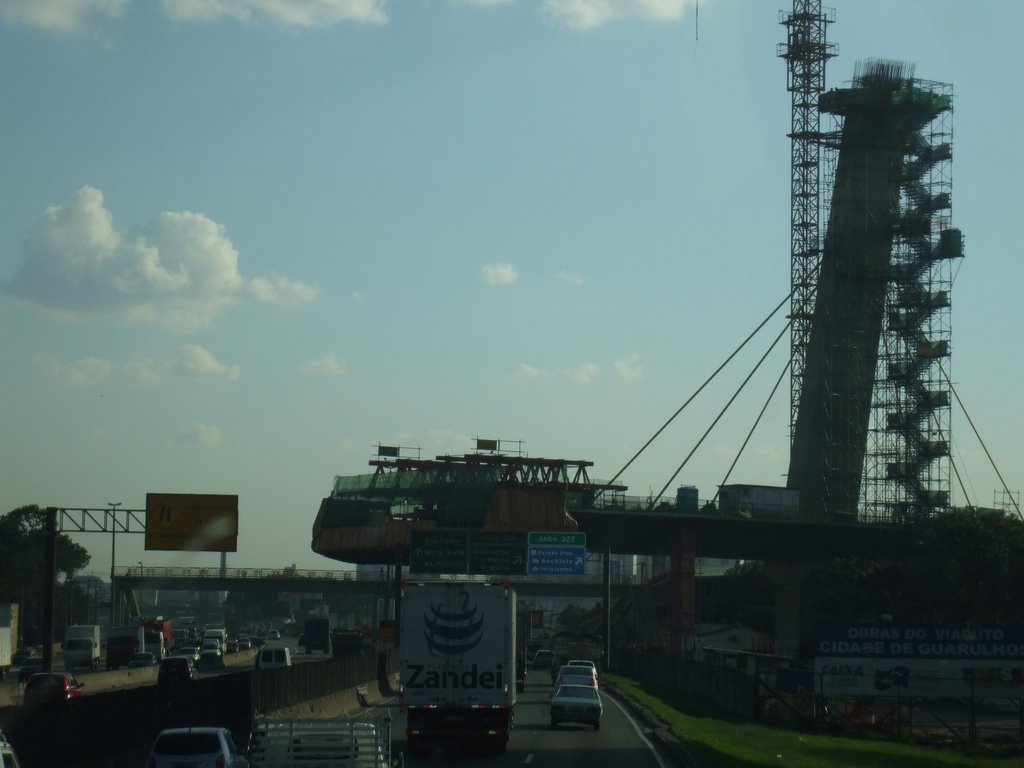 Obras do Viaduto de Guarulhos by argolojr