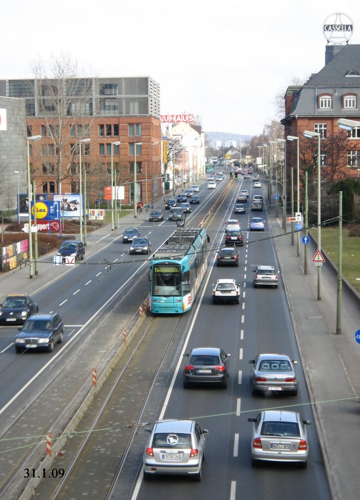 Frankfurt am Main, Hanauer Landstraße, Stadtauswärts by W.Daniel