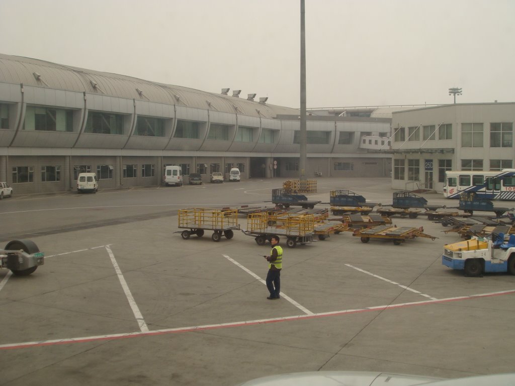 Domestic departure at Terminal 2, Capital Airport by Dong-ivpp