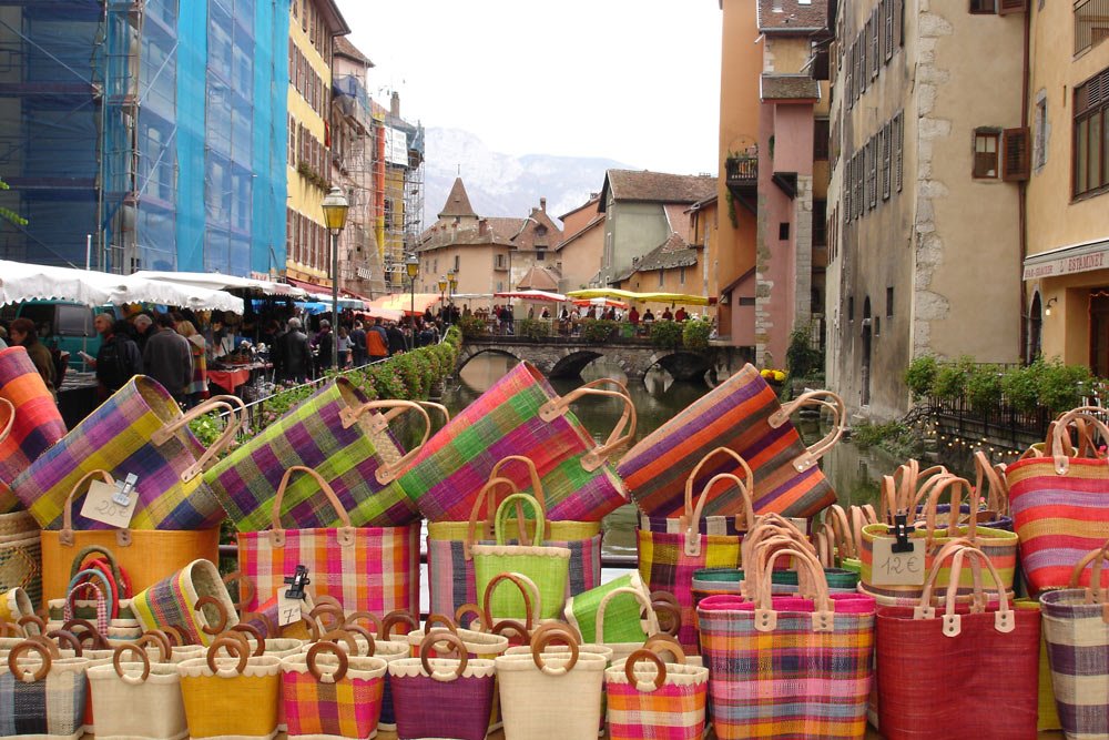 Market in Annecy by Philippe Croz