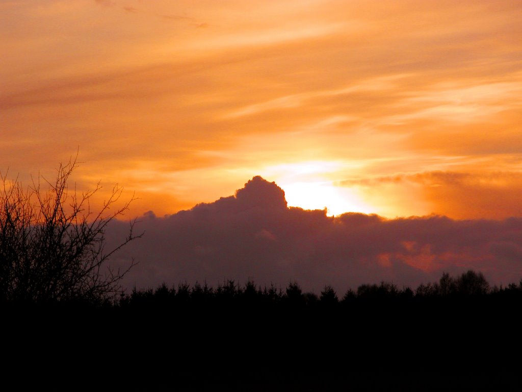 Sunset from Klemstrup, by Per Allan Nielsen by Per Allan Nielsen