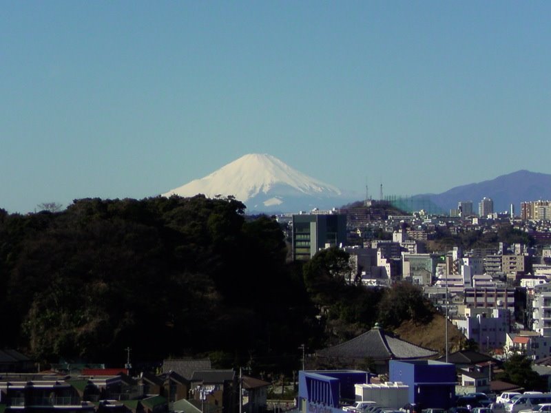 稲荷坂からの富士山 by Yoshiyuki Tamura