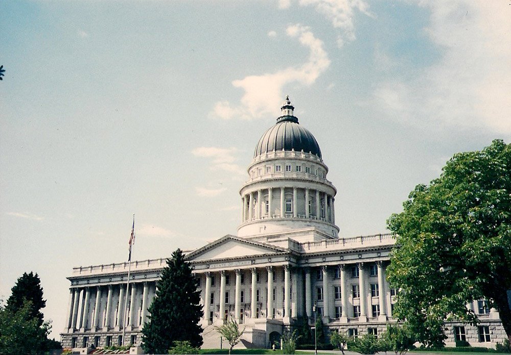 Utah state capitol building 1996 by kc7rqq