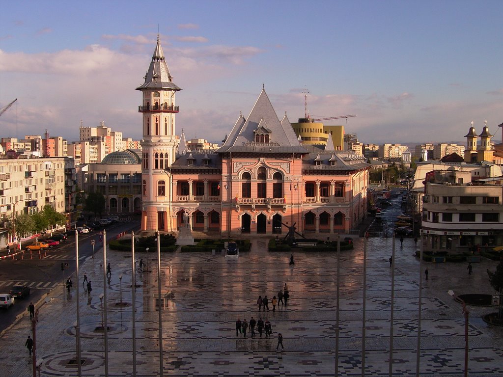 Buzau - palatul comunal by alexandru flueras