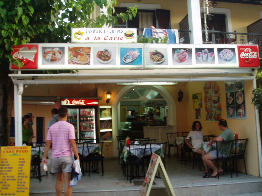 Corfu's best chicken gyros, Gouvia by Bonanzaba