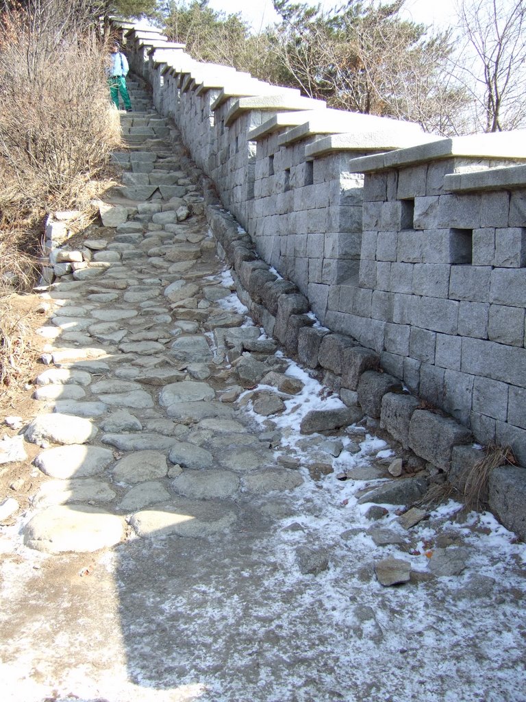 Bukhansan Fortress Wall by palandri