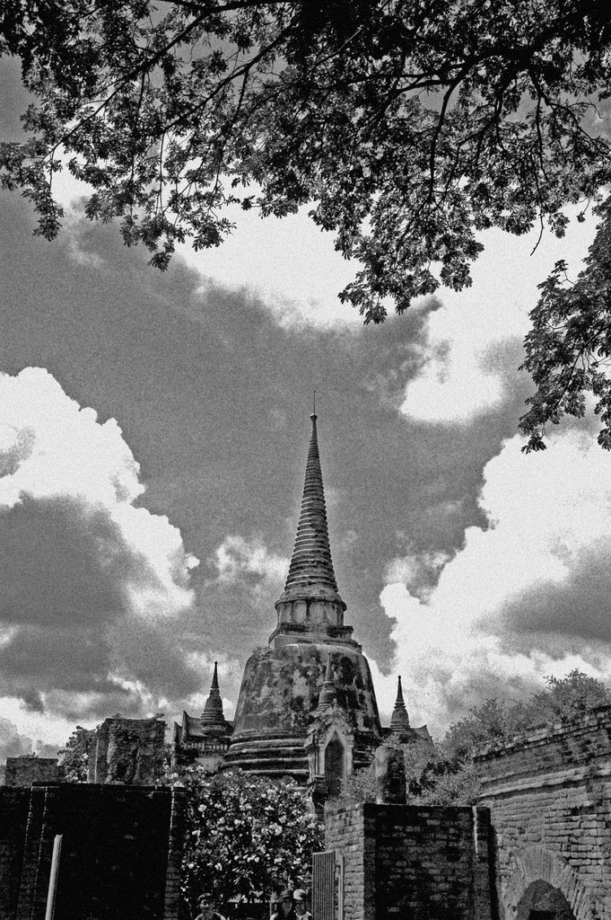 Pagoda 1 BW by Eddy Jure