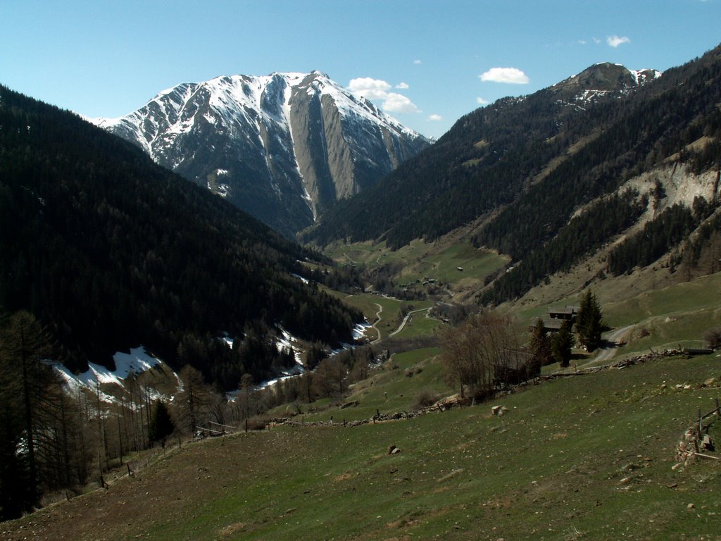 Breithorn mit Binntal by Norbert Burgener