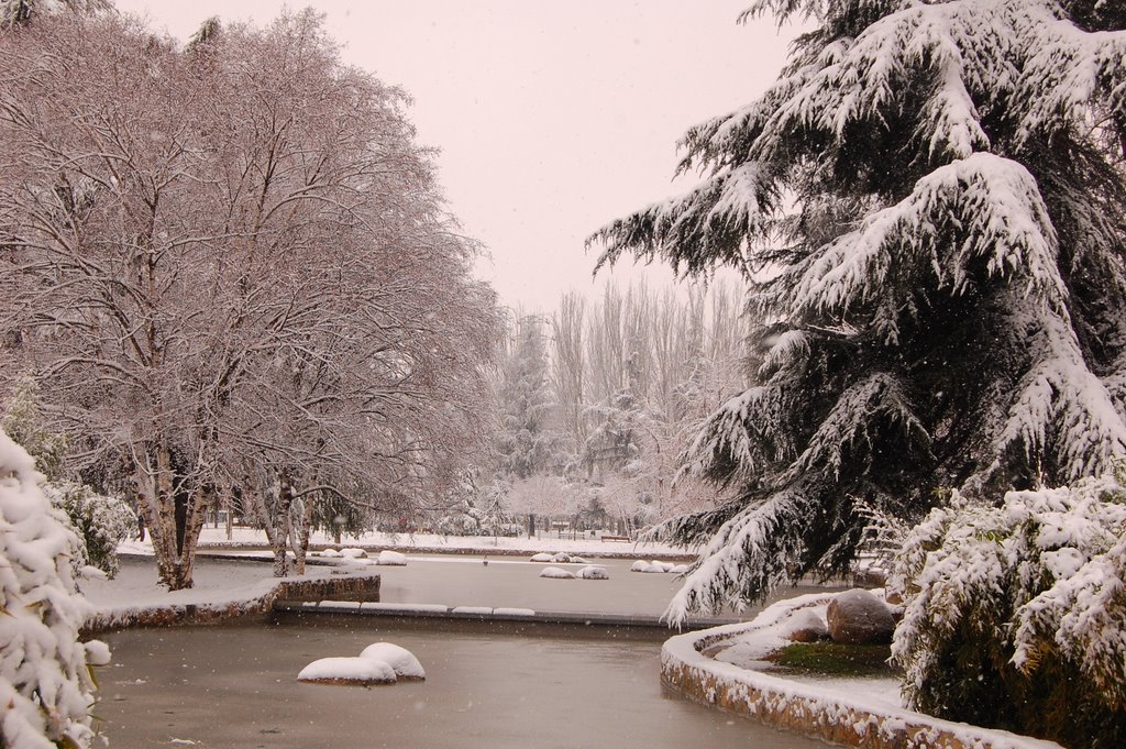 Parque de Aluche Nevado by anameror