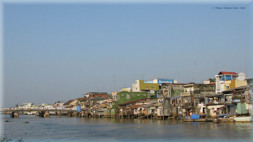 Cầu Quay - sông Bảo Định by Thắng Nguyễn Xuân