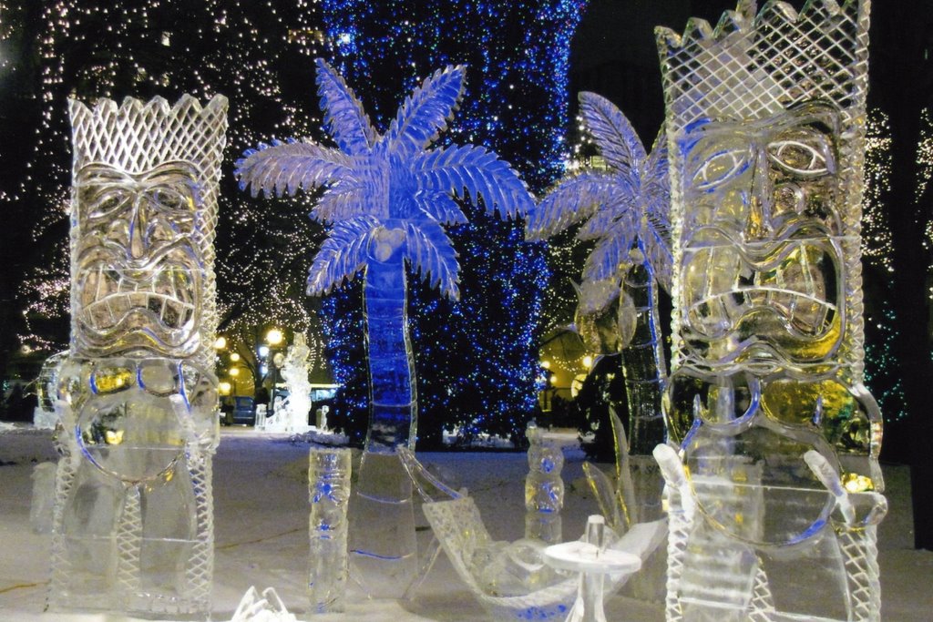 Vacation Island 2009 St Paul Winter Carnival Ice Carvings 2nd place and People's Choice by joyfotos