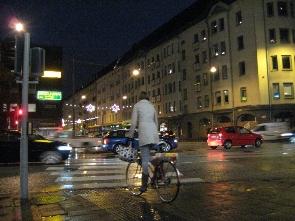 Korsningen Östra Förstadsgatan, Drottninggatan by Eddie Svärd