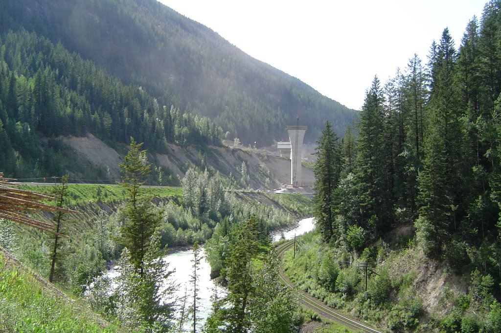 New Bridge near Golden by flynbrian