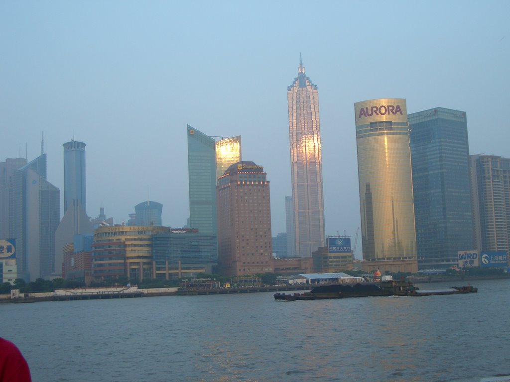 Sonnenuntergang in Shanghai (Pudong) by Felix Hansen