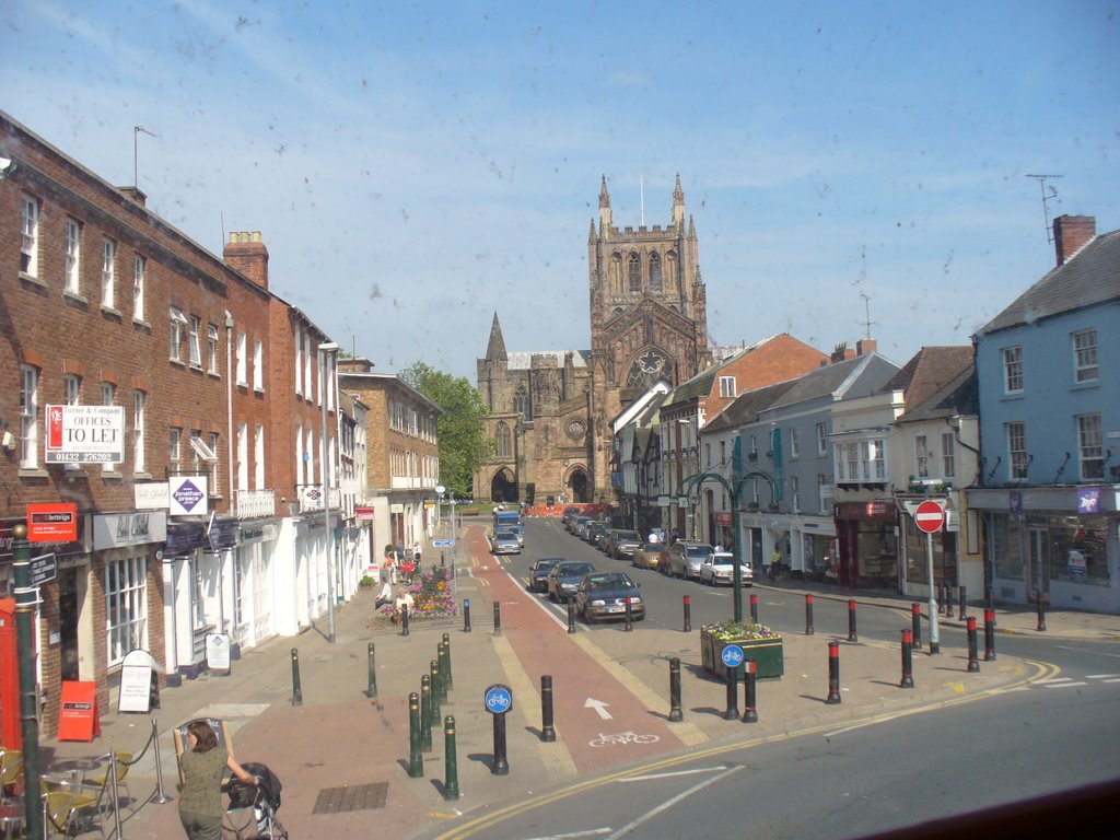 Widok na katedrę w Hereford - Hereford Cathedral by justyna.mroczek