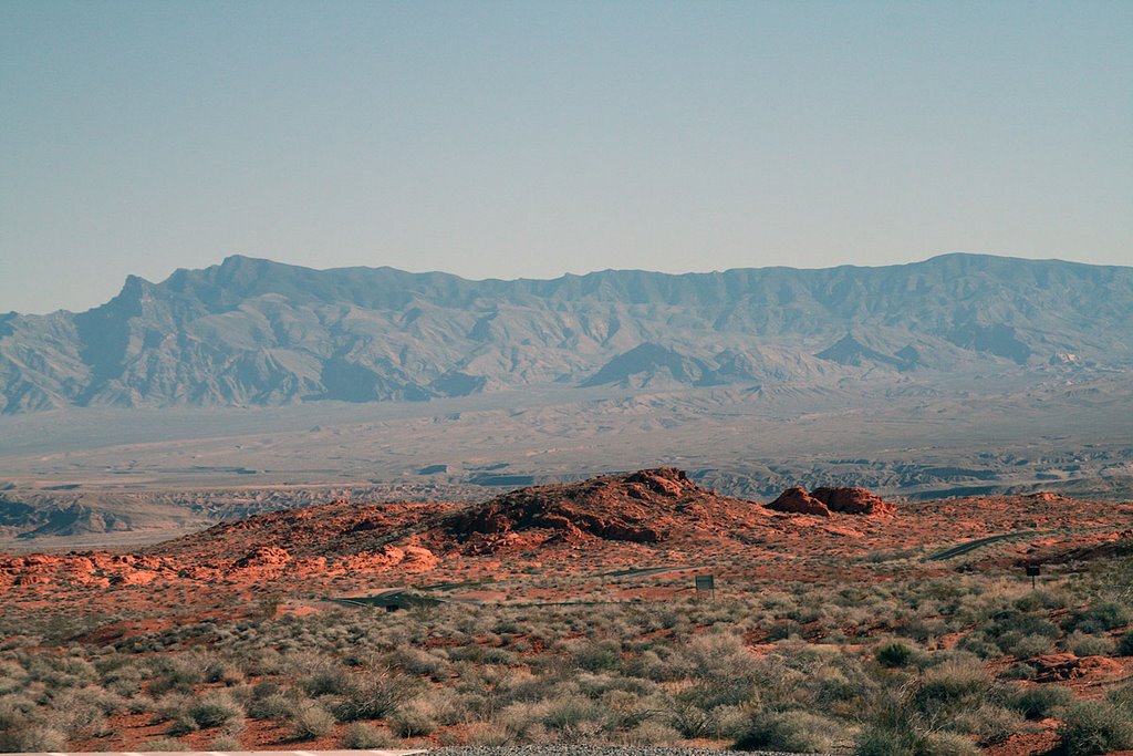 Valley of Fire from Visitors Center by vegasdesertfox