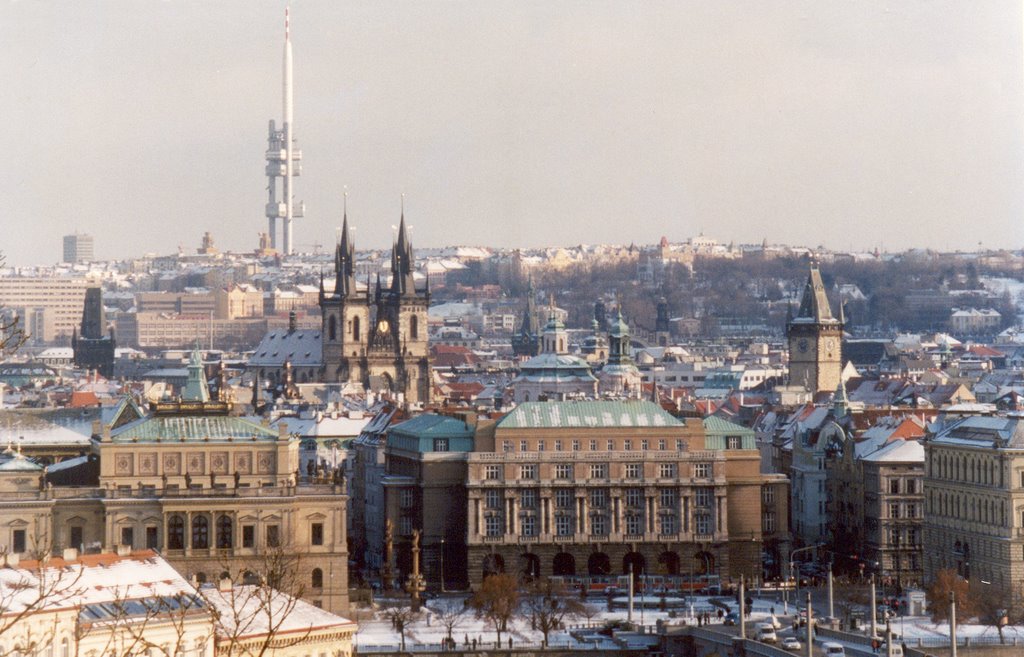 View from Petřín hill by IPAAT