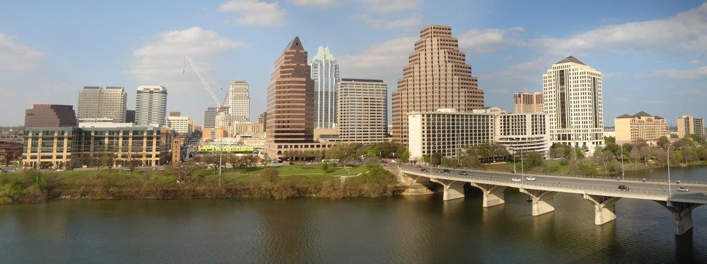 Panoramic Austin Skyline by amazingpr