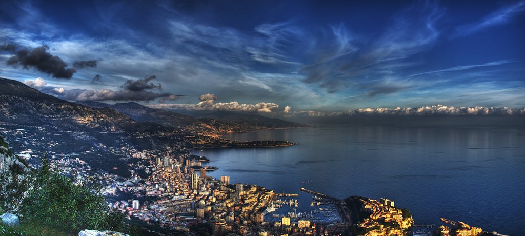 Photographie panoramique - Monaco - Cap Martin - http://panoramas.sussarellu.com by Michaël Sussarellu