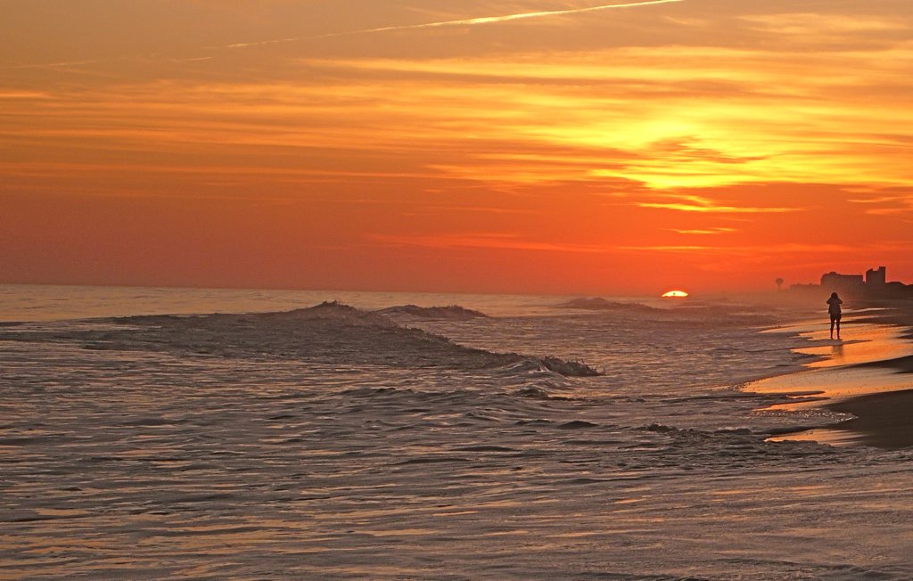 Pine Knoll Shores Sunset by ocracokewaves