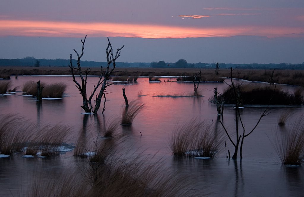 Icy Sunset by Erik van den Ham