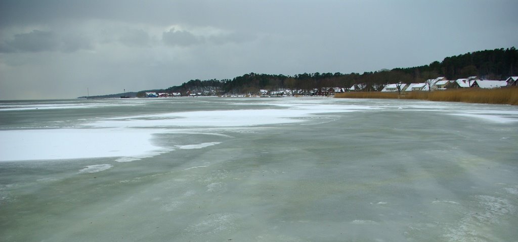 Juodkrante in winter by Antanas Kairys